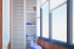 Закрытая лоджия. ЖК "Живой ручей"