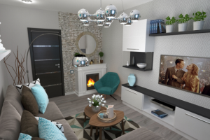 Скандинавский стиль с акцентами на металле