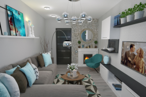 Скандинавский стиль с акцентами на металле