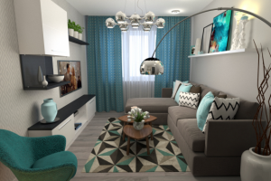 Скандинавский стиль с акцентами на металле