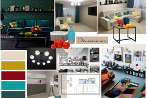 Подбор декора для молодой семьи в эклектичном стиле