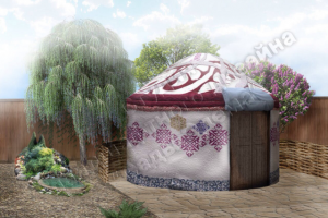 Визуализация ландшафта для отеля "Золотая юрта" г. Сибай