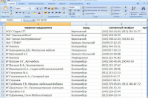 Составление базы "Пеллетное производство"