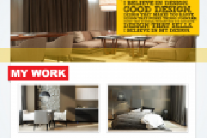 Сайт-визитка Дизайнера