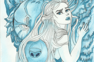 Девушка и волк