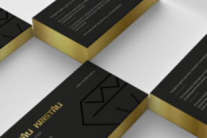 Визитка для рижского ломбарда.