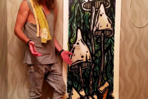 Оформление в стиле граффити