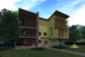 Малоэтажный жилой дом в г.Алматы