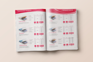 Каталог для компании по производству и продаже матрасов