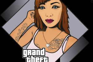 Рисунок в стиле GTA by Djon_ensmit.
