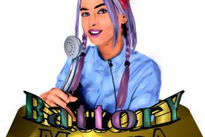 Одна из версий логотипа с портретом на блоггершу