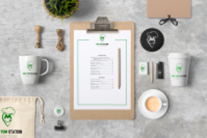 Фирменный стиль для фаст фуда