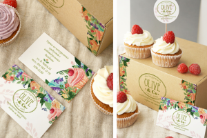 Дизайн логотипа, упаковки, визиток и этикеток для кондитерской