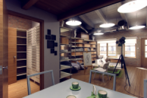 Визуализация лофт-студии