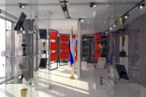 Визуализация интерьера музея