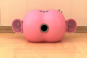 Аккустическая 2.1 система "Жопа с ушами"