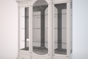 Витрина 3-х дверная Prestige laccato