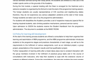 AMBA Accreditation Documents (Abstract)