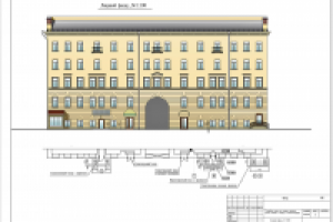 Устройство входа со стороны лицевого фасада. 8 линия В.О.