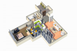 Интерьер двухкомнатной квартиры