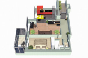 Интерьер двухкомнатной квартиры