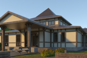 Коттедж одноэтажный в пригороде Алма-аты