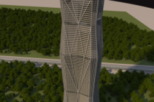 Фор-эскиз небоскреба 120 этажей