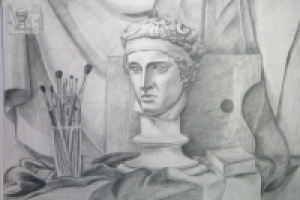 Натюрморт карандашом