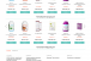 Vision - сайт для продаж бадов