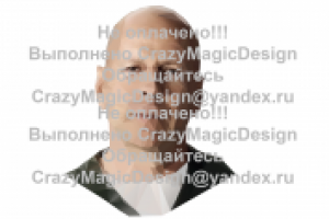 портрет актера в стиле low poly