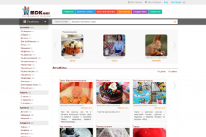 Верстка для сайта mdk.market