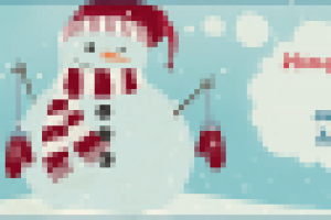 Баннер "Новогодние елки"