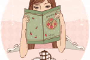 Девушка смотрит меню