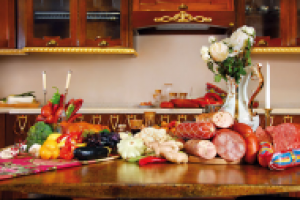 Колбасный натюрморт