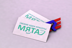 Разработали легкий и бодрый логотип "Мята".