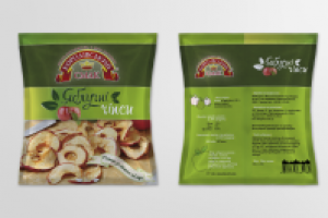 Дизайн упаковки яблочных чипсов