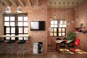 Квартира в стиле Лофт