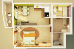 Проект планировка 6 квартир