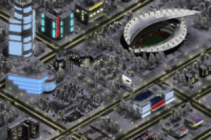 3д город для сайта