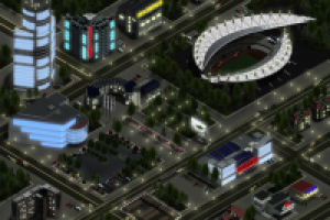 3д город для сайта