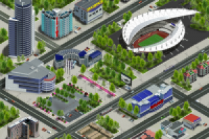 3д город для сайта