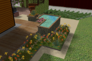 3Д визуализация элемента планировки