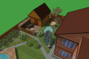 3Д визуализация длинного участка