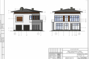 Коттедж, экстерьер