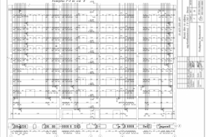 Многоэтажный жилой дом, развёртка вентканалов