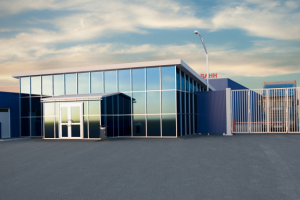 Экстерьер проходной на предприятии