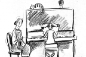 Девочка играла