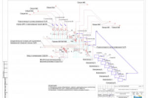 Аксонометрическая схема насосной станции