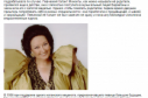 Биография Монсеррат Кабалье (рерайт) для портала DailyCulture