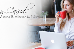 Баннер для весенней коллекции T-Skirt